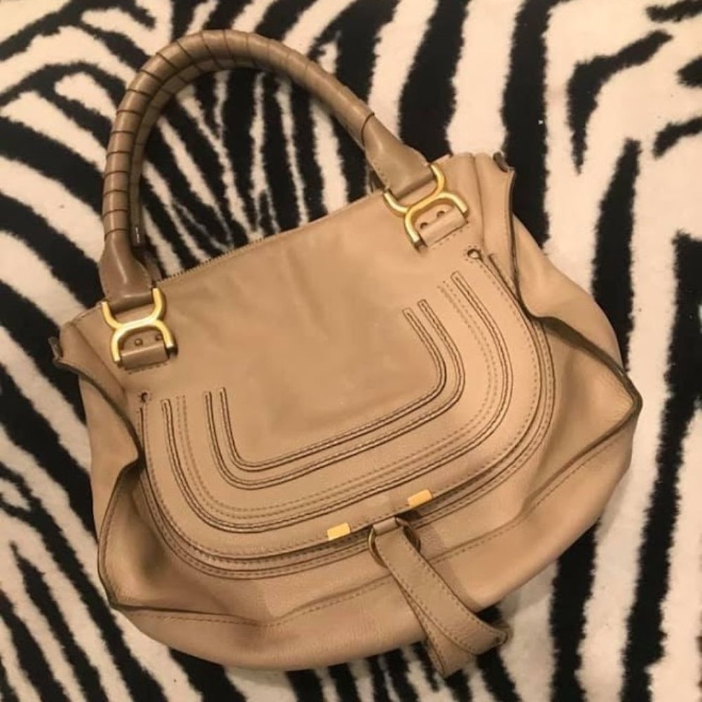 Chloe Marcie Medium Leather Satchel